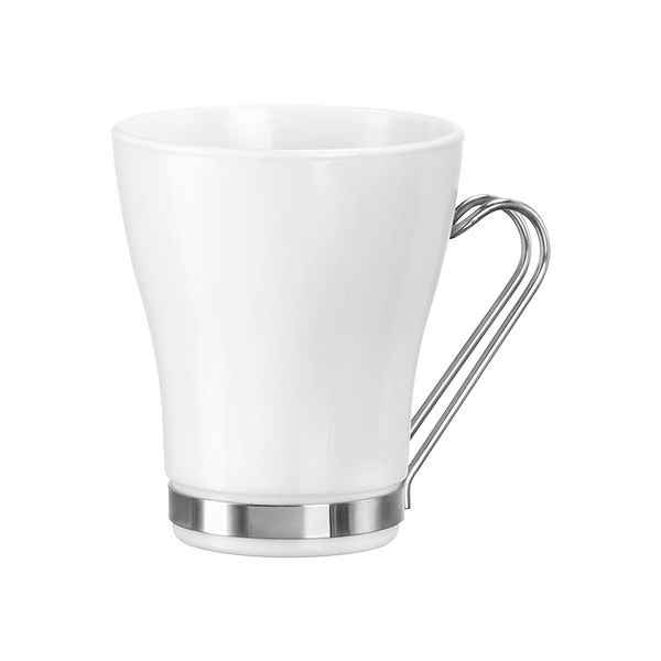 Bicchiere Cappuccino 22 cl Bianco Oslo White Bicchiere Cappuccino 22 cl Bianco Oslo White
