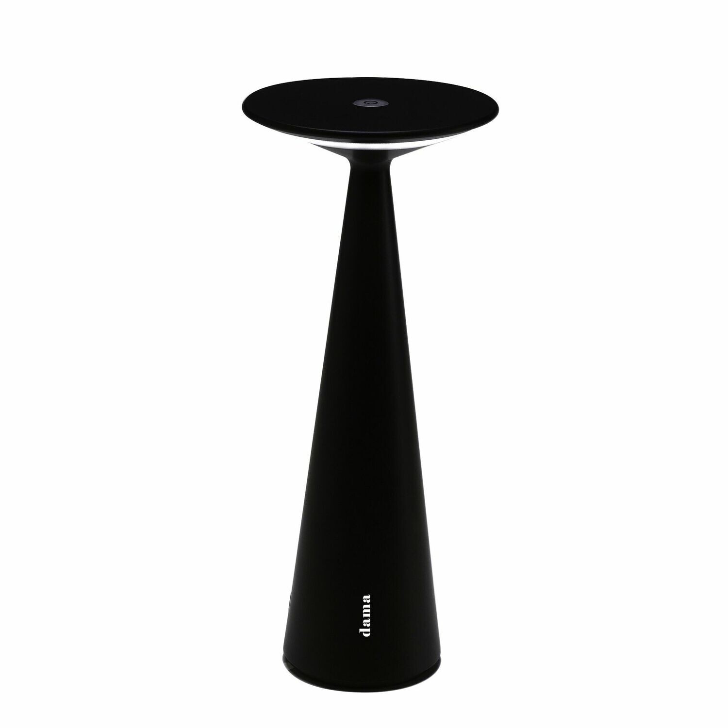 Dama Pro Lampada da Tavolo Nero - Zafferano
