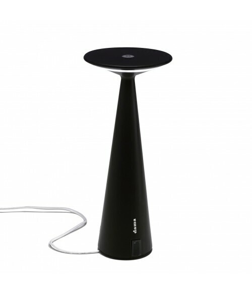 Dama Pro Lampada da Tavolo + USB Nero - Zafferano Dama Pro Lampada da Tavolo + USB Nero - Zafferano