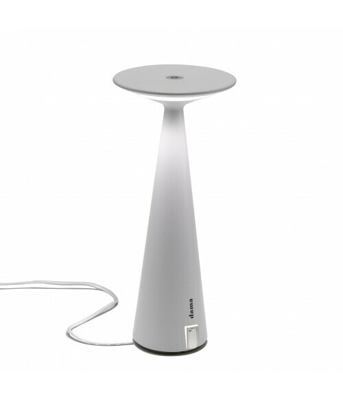Dama Pro Lampada da Tavolo + USB Bianco - Zafferano Dama Pro Lampada da Tavolo + USB Bianco - Zafferano