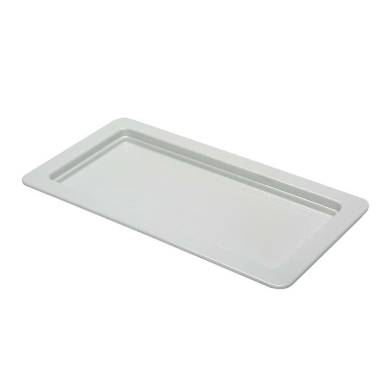 Tirolix - Vassoio Gastronorm 32.5x17.5 cm Bianco Melamina GN1/3