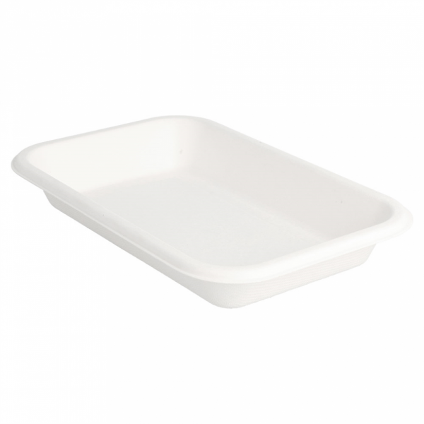 VASSOI 'BIONIC' 350 ML 18x12x2,5 CM BIANCO (600 UNITÀ)