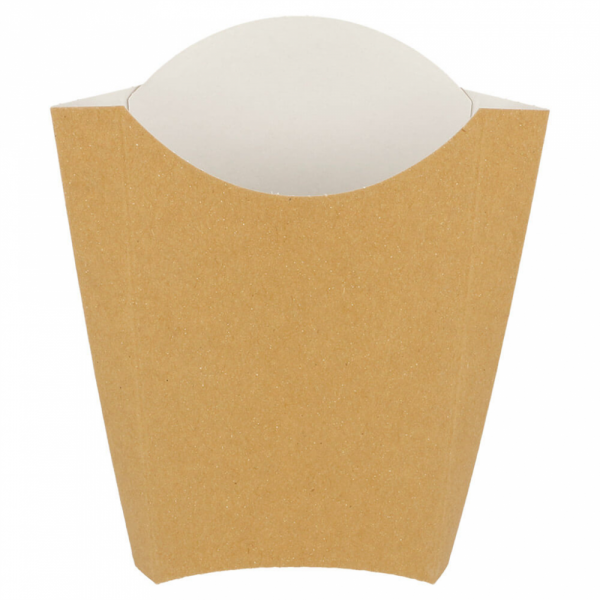 CONTENITORE PER FRITTI JUMBO 165 G 300 G/M2 13,5x8,5x16 CM MARRÓN CARTONE (1200 UNITÀ) CONTENITORE PER FRITTI JUMBO 165 G 300 G/M2 13,5x8,5x16 CM MARRÓN CARTONE (1200 UNITÀ)