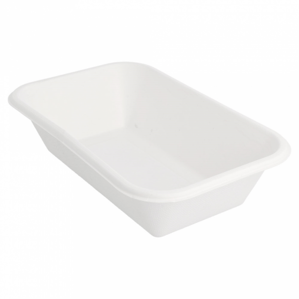 VASSOI 'BIONIC' 950 ML 21,5x14x5,2 CM BIANCO (600 UNITÀ)
