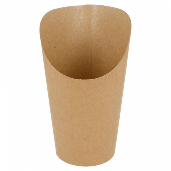 CONTENITORE PER FRITTI APERTO 16 OZ - 480 ML 200 + 25PE G/M2 Ø8,5x13,5 CM MARRONE CARTONE (50 UNITÀ) CONTENITORE PER FRITTI APERTO 16 OZ - 480 ML 200 + 25PE G/M2 Ø8,5x13,5 CM MARRONE CARTONE (50 UNITÀ)