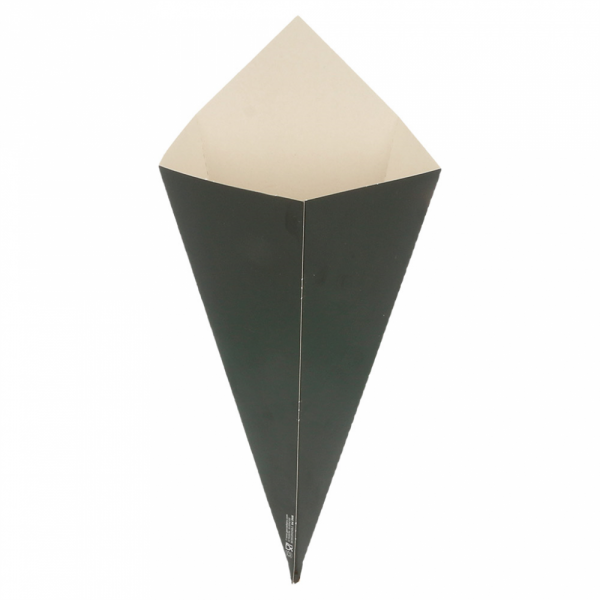 CONI PER FRITTI 250 G 250 G/M2 16x27 CM NERO CARTONE (1200 UNITÀ) CONI PER FRITTI 250 G 250 G/M2 16x27 CM NERO CARTONE (1200 UNITÀ)
