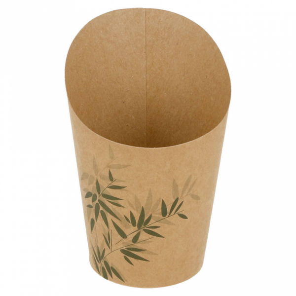 CONTENITORE PER FRITTI APERTO 'FEEL GREEN' 9 OZ - 270 ML 200 + 25PE G/M2 Ø7x10,5 CM MARRONE CARTONE (100 UNITÀ) CONTENITORE PER FRITTI APERTO 'FEEL GREEN' 9 OZ - 270 ML 200 + 25PE G/M2 Ø7x10,5 CM MARRONE CARTONE (100 UNITÀ)