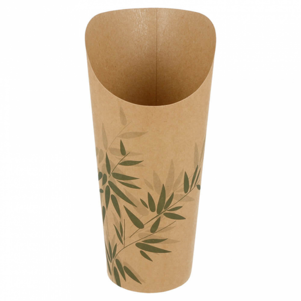 CONTENITORE PER FRITTI APERTO 'FEEL GREEN' 22 OZ - 660 ML 200 + 25PE G/M2 Ø8,5x18 CM MARRONE CARTONE (50 UNITÀ) CONTENITORE PER FRITTI APERTO 'FEEL GREEN' 22 OZ - 660 ML 200 + 25PE G/M2 Ø8,5x18 CM MARRONE CARTONE (50 UNITÀ)