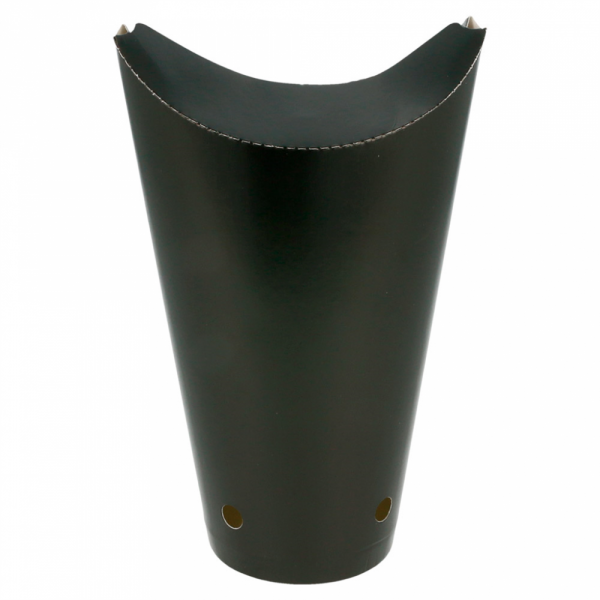 CONTENITORE PER FRITTI CHIUSO 22 OZ - 660 ML 220 + 18PE G/M2 8,5x18 CM NERO CARTONE (50 UNITÀ) CONTENITORE PER FRITTI CHIUSO 22 OZ - 660 ML 220 + 18PE G/M2 8,5x18 CM NERO CARTONE (50 UNITÀ)