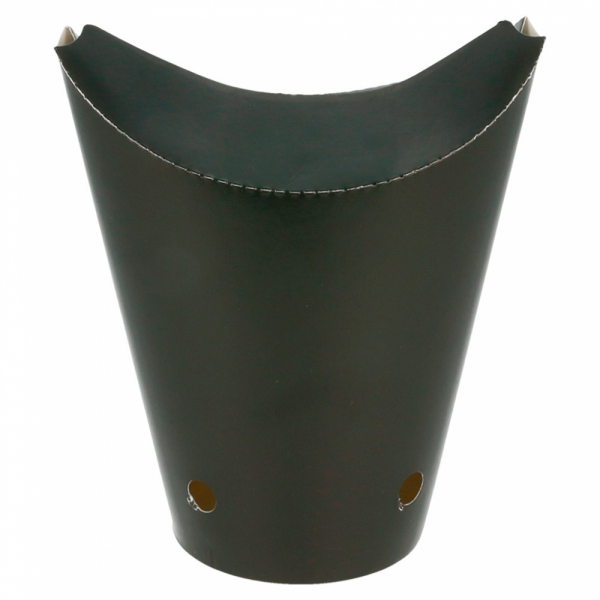 CONTENITORE FRITTI CHIUSO 16 OZ - 480 ML 220 + 18PE G/M2 8,5x14 CM NERO CARTONE (50 UNITÀ) CONTENITORE FRITTI CHIUSO 16 OZ - 480 ML 220 + 18PE G/M2 8,5x14 CM NERO CARTONE (50 UNITÀ)