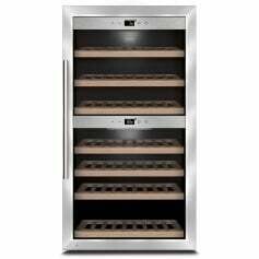 Caso Design - Wine Comfort Silver 66 Silver- Tecnologia Compressore due zone