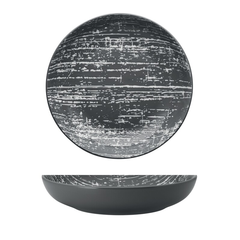 Yegam - Piatto fondo - 26cm - GRIGIO Yegam - Piatto fondo - 26cm - GRIGIO