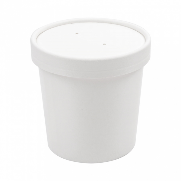 CONTENITORI CON COPERCHI 360 ML 18PE + 340 + 18 PE G/M2 Ø9/7,2x8,4 CM BIANCO CARTONE (250 UNITÀ) CONTENITORI CON COPERCHI 360 ML 18PE + 340 + 18 PE G/M2 Ø9/7,2x8,4 CM BIANCO CARTONE (250 UNITÀ)