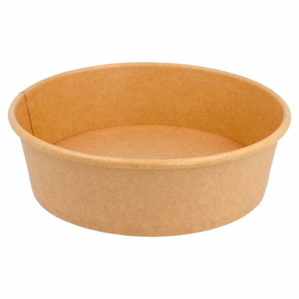 INSALATIERA 500 ML 300 + 18 PE G/M2 Ø15/12,8x4,5 CM NATURALE KRAFT (300 UNITÀ) INSALATIERA 500 ML 300 + 18 PE G/M2 Ø15/12,8x4,5 CM NATURALE KRAFT (300 UNITÀ)