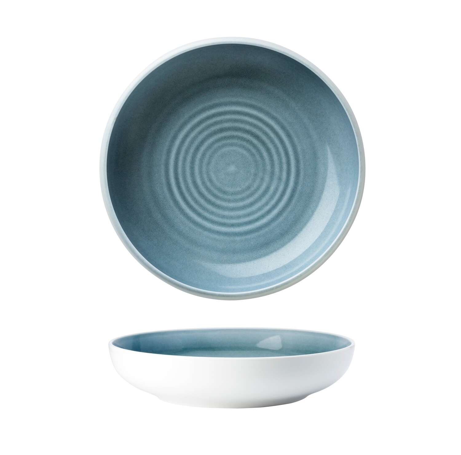 Yegam - Piatto coupe Oyster cm 21 - BLU Yegam - Piatto coupe Oyster cm 21 - BLU