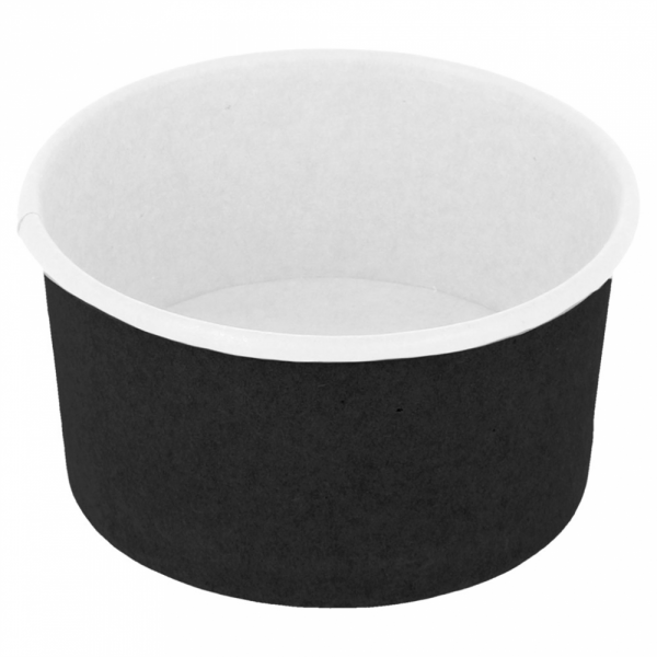 COPPETTA GELATO 90 ML 210 + 18PE G/M2 Ø 7,2x4 CM NERO CARTONE (2000 UNITÀ) COPPETTA GELATO 90 ML 210 + 18PE G/M2 Ø 7,2x4 CM NERO CARTONE (2000 UNITÀ)