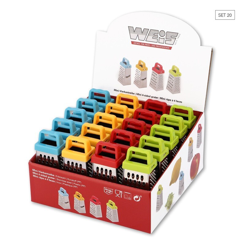 Display Mini grattugia Set da 20 - Weis Display Mini grattugia Set da 20 - Weis