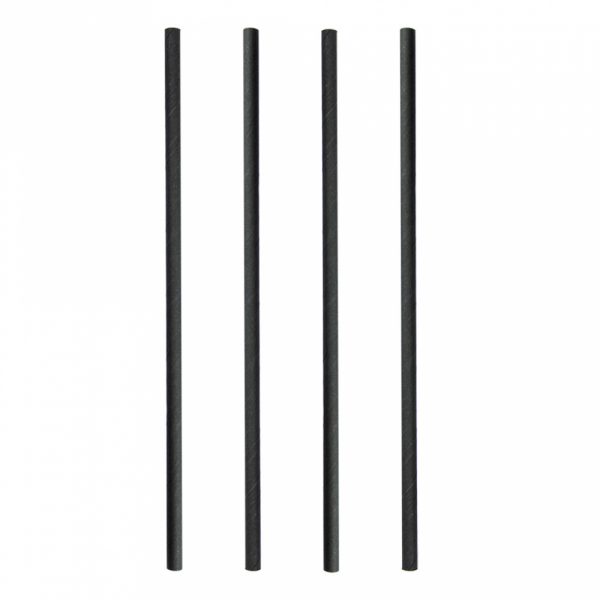CANUCCE DRITTE Ø0,60x20 CM NERO CARTA (6000 UNITÀ) CANUCCE DRITTE Ø0,60x20 CM NERO CARTA (6000 UNITÀ)