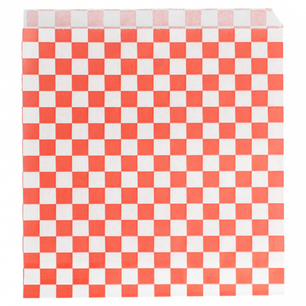 SACCHETTI ANTIGRASSO APERTI SU 2 LATI 'FITIPALDI' 34 G/M2 17x18 CM ROSSO (500 UNITÀ)