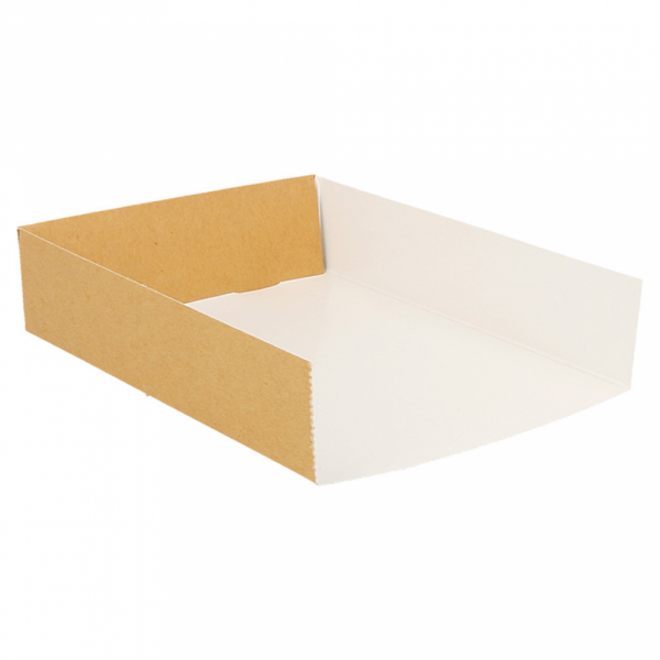 VASCHETTE DIVERSI USI 300 G/M2 15x12x3,5 CM MARRONE CARTONE (1000 UNITÀ)