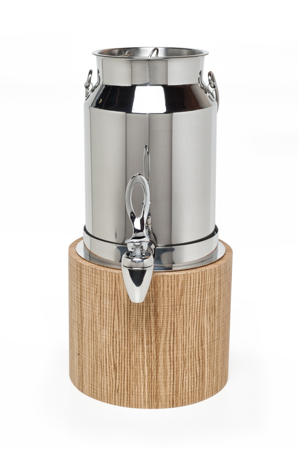 Yegam - Distributore latte con base legno - NATURALE