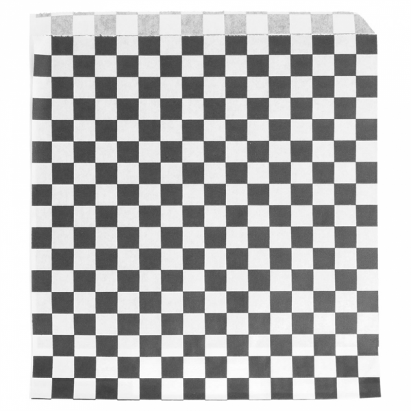 SACCHETTI ANTIGRASSO APERTI SU 2 LATI 'FITIPALDI' 34 G/M2 17x18 CM NERO (500 UNITÀ)