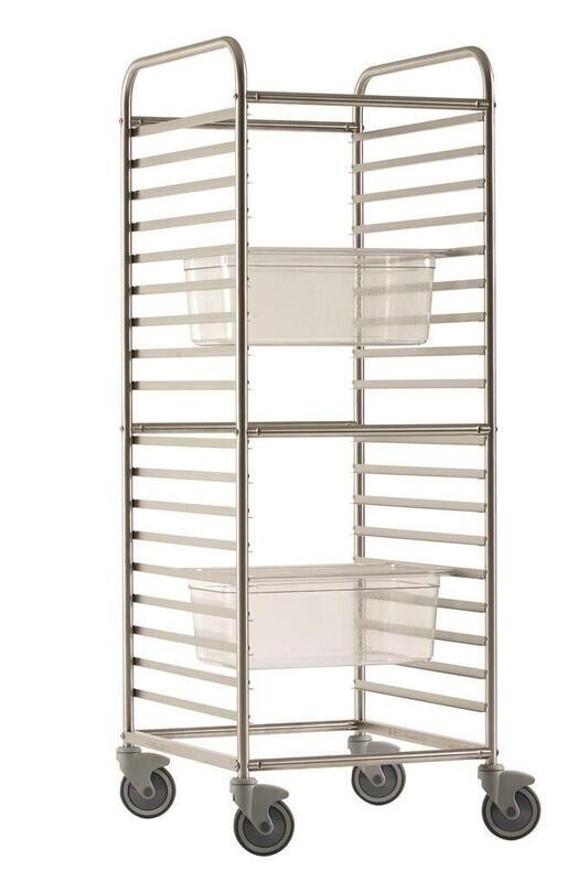 Carrello Gastronorm 62x73 cm GN18R Gi.Metal Carrello Gastronorm 62x73 cm GN18R Gi.Metal