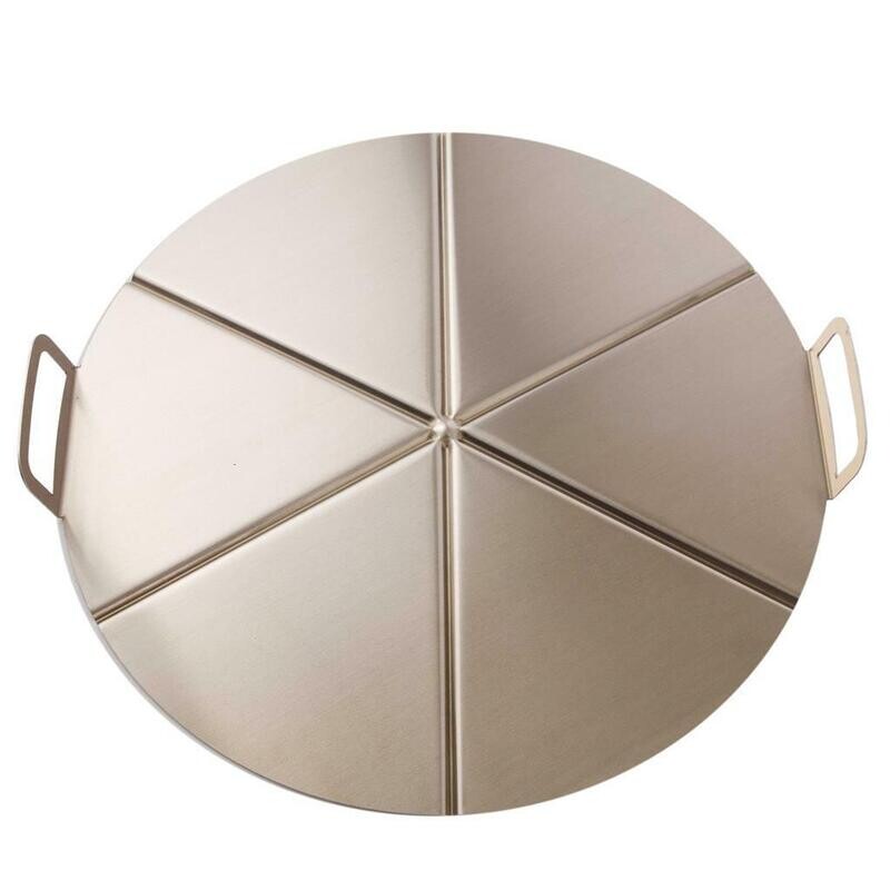 Vassoio 6 Spicchi 2 Manici 45 cm AC-CPMP45/6 Gi.Metal Vassoio 6 Spicchi 2 Manici 45 cm AC-CPMP45/6 Gi.Metal
