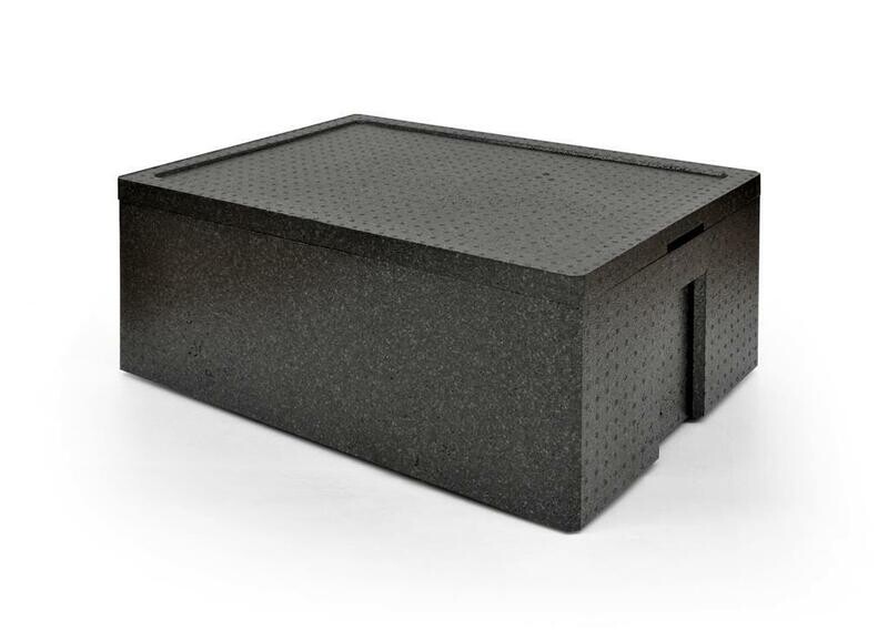 Contenitore Isotermico 68.5x48.5 cm Nero Maxi 110952 Polibox