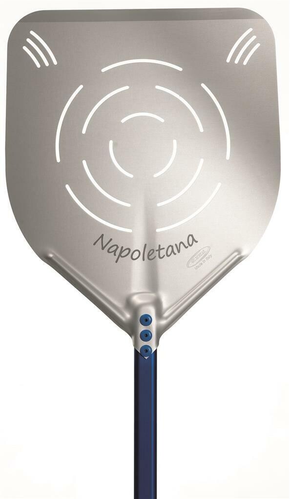 Pala Pizza Forata Rettangolare 33x33 cm Napoletana - Gi.Metal Pala Pizza Forata Rettangolare 33x33 cm Napoletana - Gi.Metal