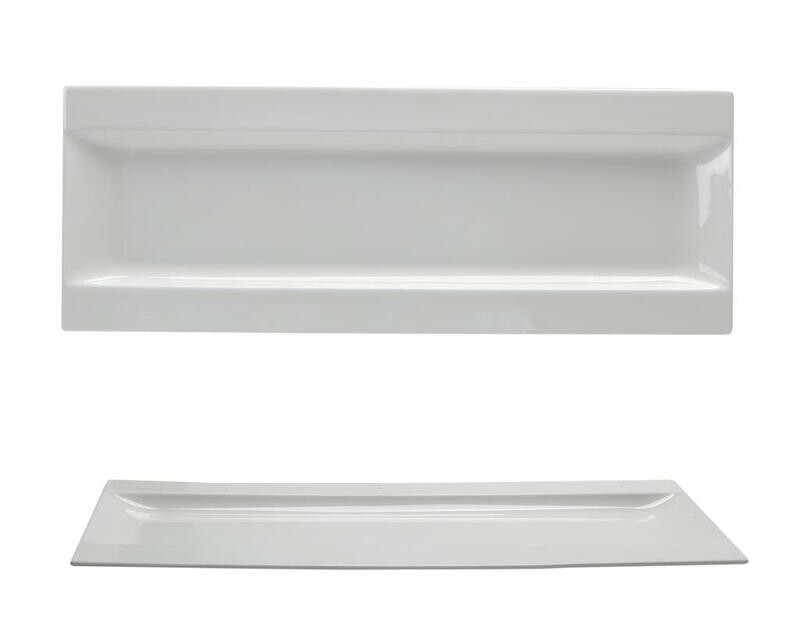 Tirolix - Piatto Rettangolare Ala 40x17 cm Gourmet Bone China Tirolix - Piatto Rettangolare Ala 40x17 cm Gourmet Bone China