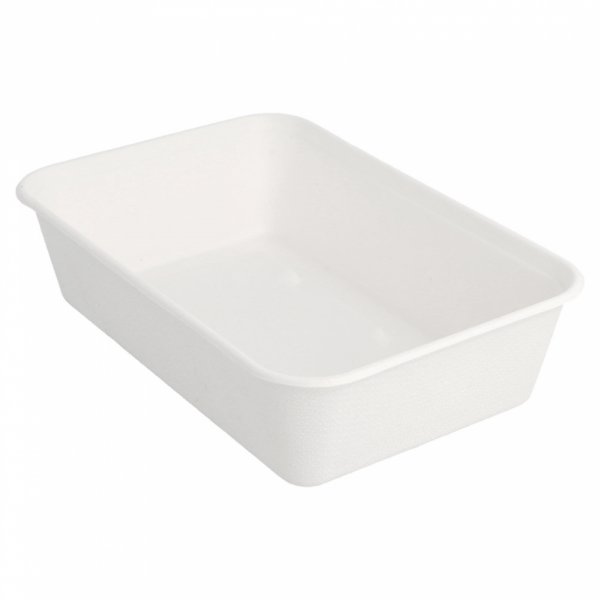 212.86 CONTENITORI 'BIONIC' 700 ML 17,5x12x4,5 CM BIANCO (500 UNITÀ)