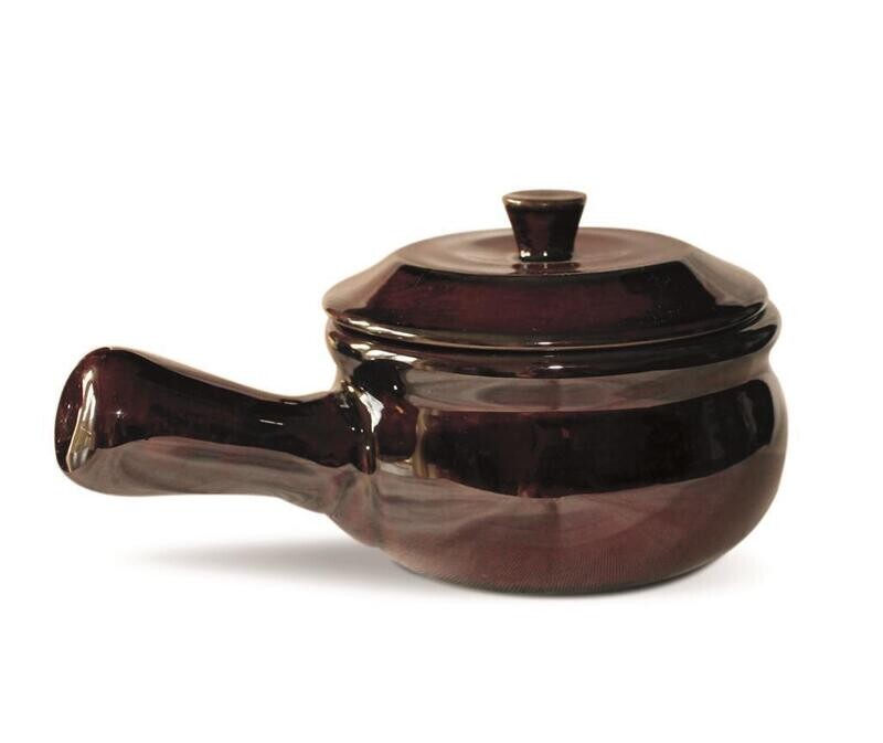 Casseruola 1 Manico Con Coperchio 10.5 cm Stoneware Marrone ST36102 Mps Casseruola 1 Manico Con Coperchio 10.5 cm Stoneware Marrone ST36102 Mps