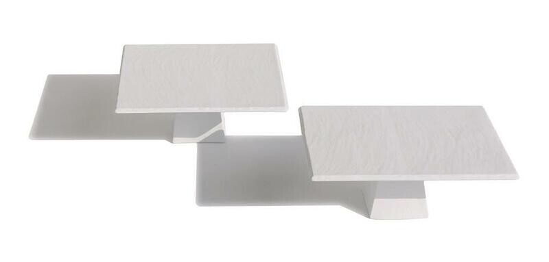 Alzata Gn 1/2 32.5x26.5 cm Ardesia Gn Bianco 1999320 Mps Alzata Gn 1/2 32.5x26.5 cm Ardesia Gn Bianco 1999320 Mps
