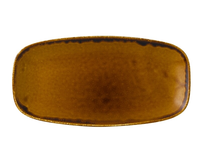 Chef's piatto rettangolare 29.8x15.3 cm - Harvest Brown Dudson