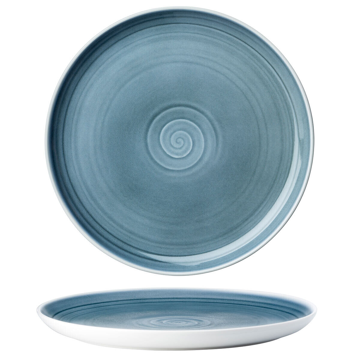 Yegam - Piatto coupe Oyster cm 27 - BLU Yegam - Piatto coupe Oyster cm 27 - BLU