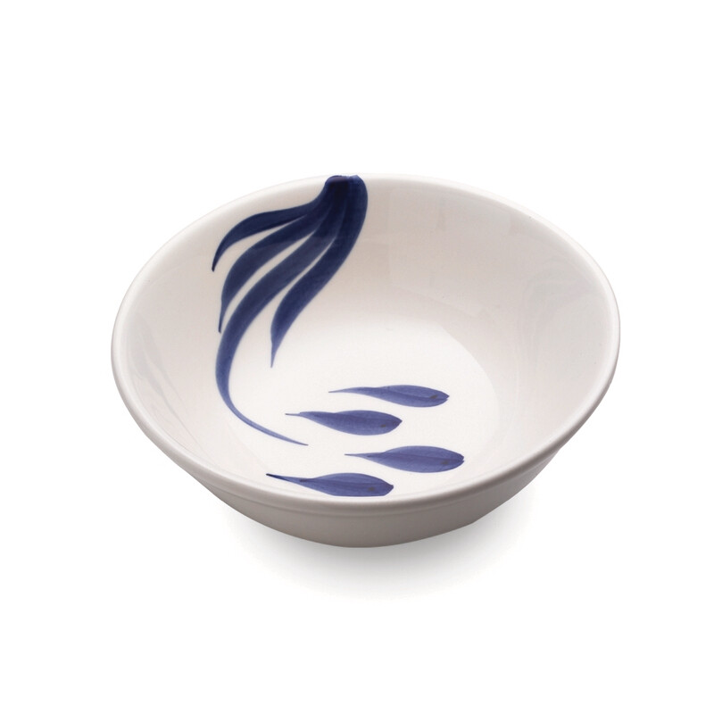 Zafferano - Insalatiera - Li pescetti - Decoro fondale - Blu Zafferano - Insalatiera - Li pescetti - Decoro fondale - Blu