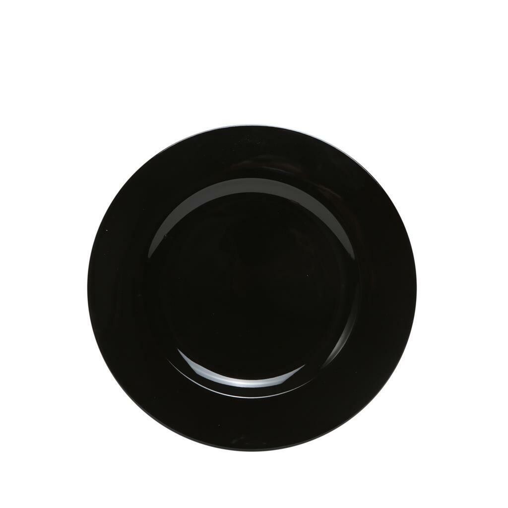 Piatto Piano 29 cm Saturno Nero 010 Costa Verde
