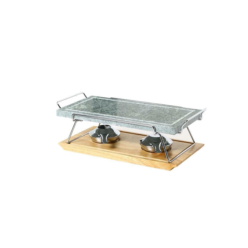 Tirolix - Grill Rettangolare 2 Bruciatori 37x19 cm 21700 Tirolix - Grill Rettangolare 2 Bruciatori 37x19 cm 21700