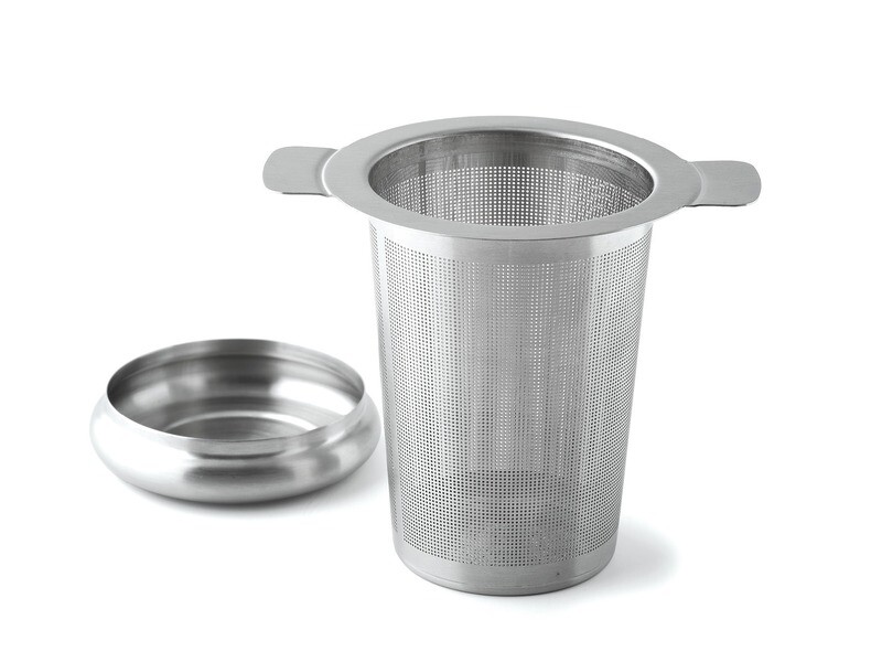 Filtro da tè con vasoio in acciaio inox - Weis