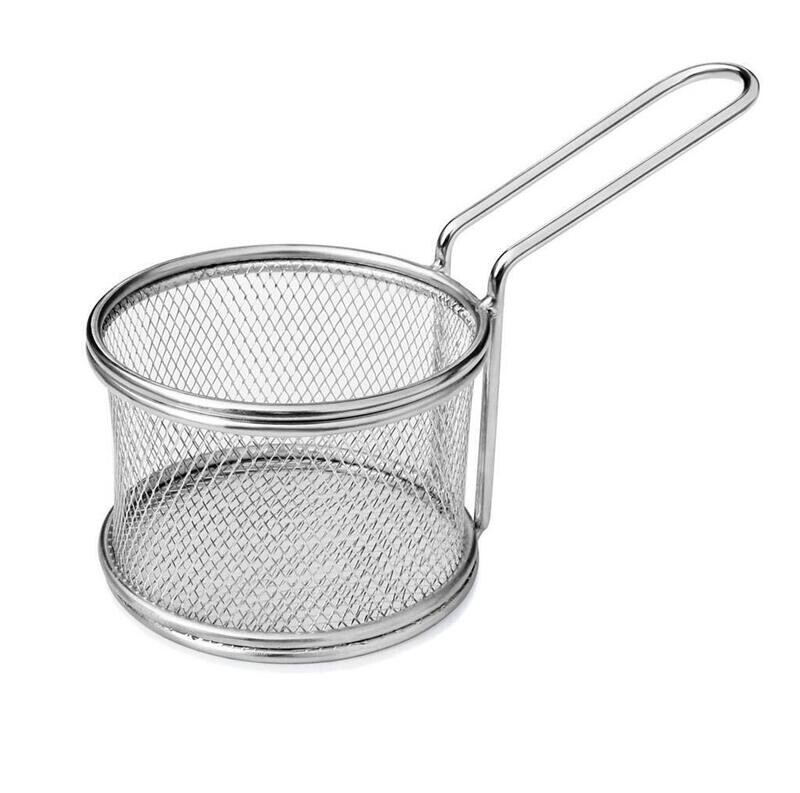 Tirolix - Mini Cestello Friggitrice Tondo 10 cm MCB-4R
