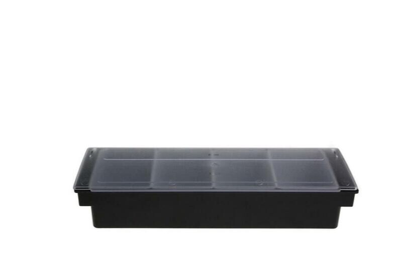 Tirolix - Portacondimenti 4 Scomparti 50 cm CHB-4 Tirolix - Portacondimenti 4 Scomparti 50 cm CHB-4