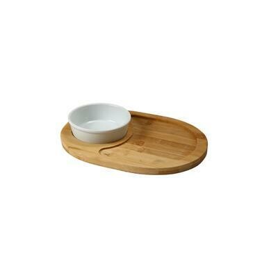 Vassoio Ovale Con Ciotola 29x20 cm MB3055 Tirolix Vassoio Ovale Con Ciotola 29x20 cm MB3055 Tirolix