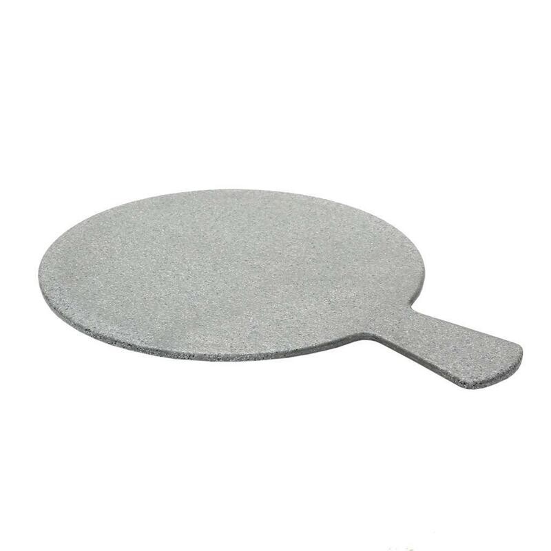 Tirolix - Tagliere Tondo Con Manico 37 cm Grigio Melamina Stone YML1100