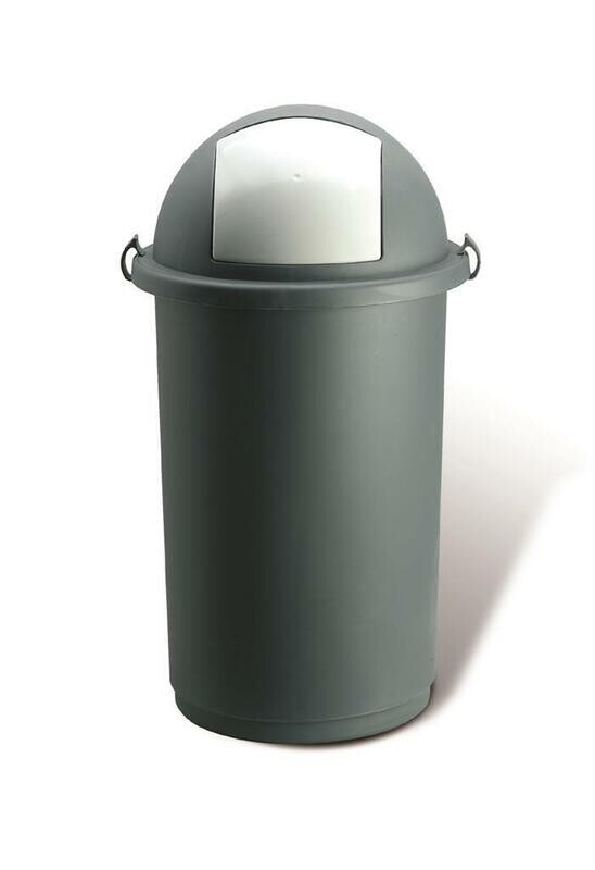 Portabox Con Coperchio 50 lt Rosso Push 5055 Giganplast