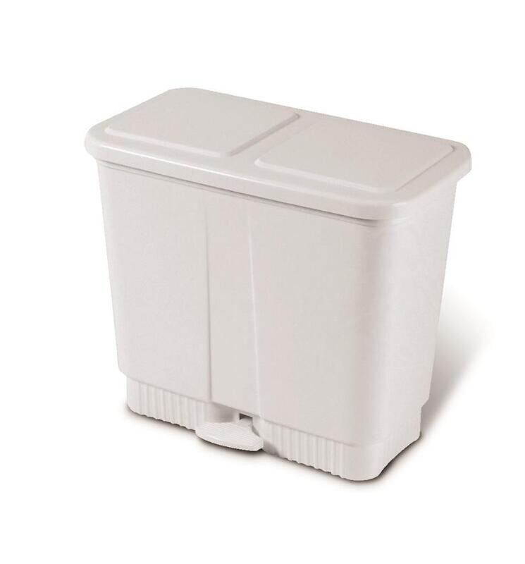 Pattumiera A Pedale 26x45 cm Bianco Eco 4215 Giganplast Pattumiera A Pedale 26x45 cm Bianco Eco 4215 Giganplast