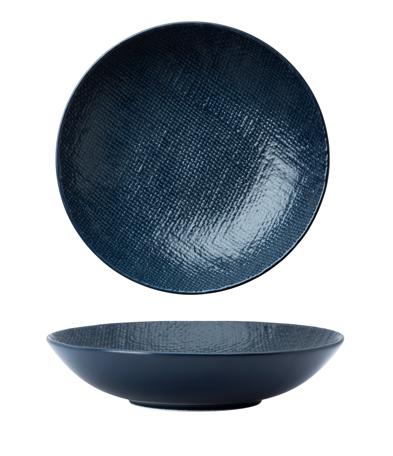 Yegam - Piatto fondo 23 cm - KNIT BLUE Yegam - Piatto fondo 23 cm - KNIT BLUE
