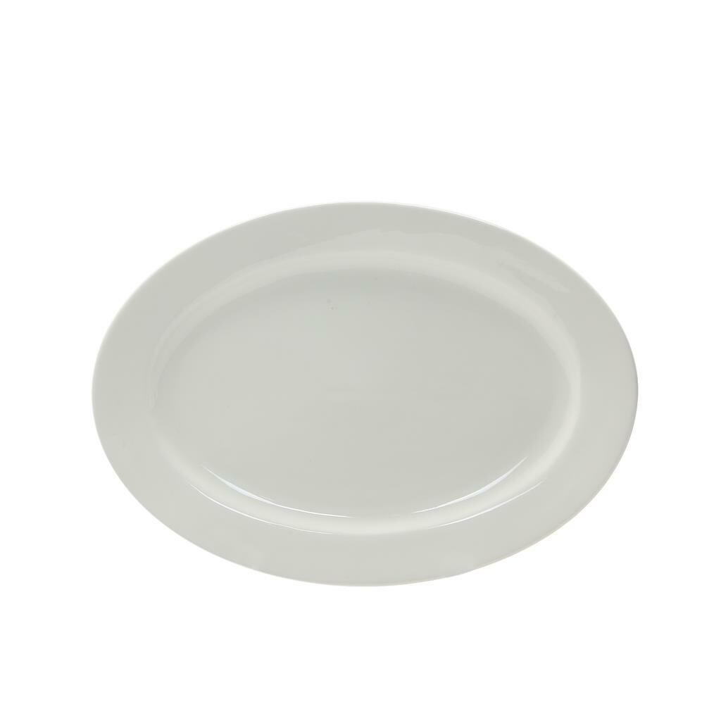 Piatto Ovale 27 cm Ritz New Bone Liscia Luzerne