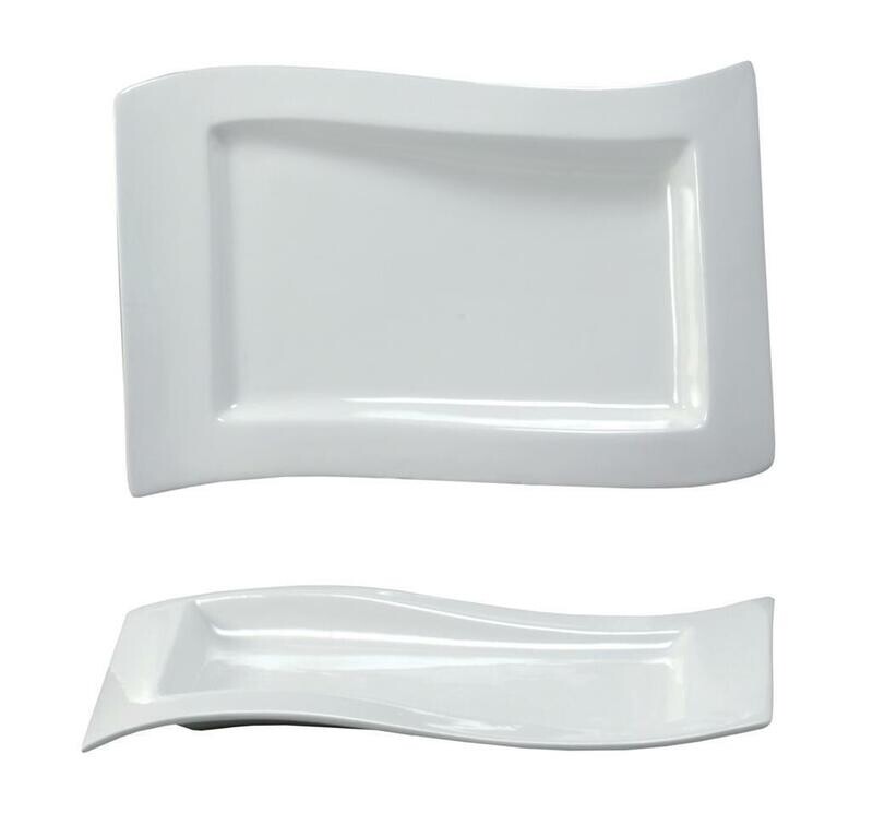 Tirolix - Piatto Rettangolare Onda 39x25 cm Plates 2013