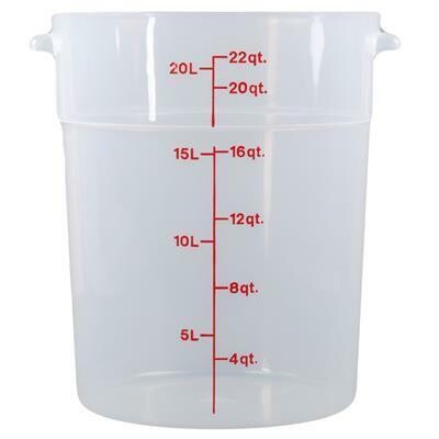 Contenitore Tondo Graduato 11.4 lt RFS12-PP190 Cambro